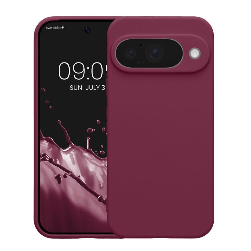Laptop, Telefoane si Tablete - Telefoane mobile si accesorii - Accesorii Telefoane - Huse telefoane - Husa Kwmobile pentru Google Pixel 10, anti-alunecare, silicon, mov magenta - Infinity.ro