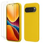Laptop, Telefoane si Tablete - Telefoane mobile si accesorii - Accesorii Telefoane - Huse telefoane - Husa Kwmobile pentru Google Pixel 10/Pixel 10 Pro, anti-alunecare, sticla temperata, galben - Infinity.ro