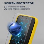 Laptop, Telefoane si Tablete - Telefoane mobile si accesorii - Accesorii Telefoane - Huse telefoane - Husa Kwmobile pentru Google Pixel 10/Pixel 10 Pro, anti-alunecare, sticla temperata, galben - Infinity.ro