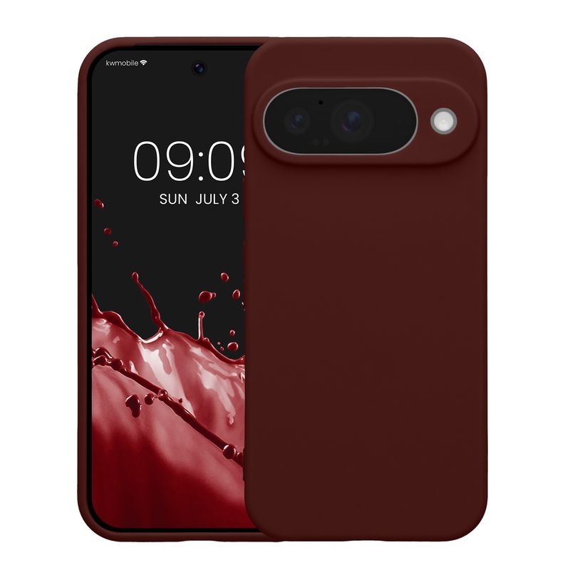 Laptop, Telefoane si Tablete - Telefoane mobile si accesorii - Accesorii Telefoane - Huse telefoane - Husa Kwmobile pentru Google Pixel 10, anti-alunecare, silicon, rosu aramiu - Infinity.ro