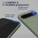 Laptop, Telefoane si Tablete - Telefoane mobile si accesorii - Accesorii Telefoane - Huse telefoane - Husa Kwmobile pentru Google Pixel 10/Pixel 10 Pro, compatibilitate MagSafe, anti-alunecare, silicon, verde - Infinity.ro