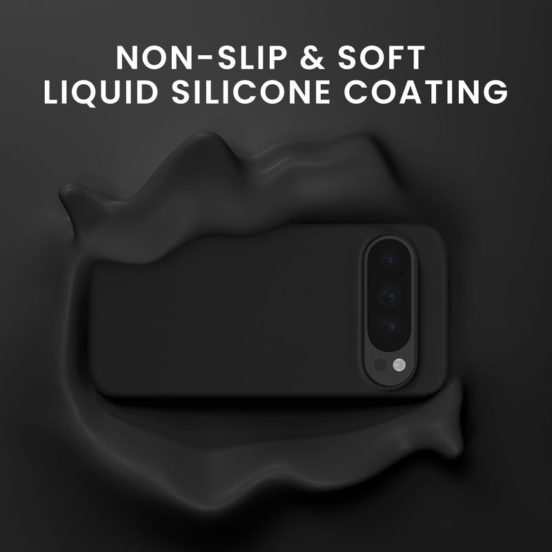 Laptop, Telefoane si Tablete - Telefoane mobile si accesorii - Accesorii Telefoane - Huse telefoane - Husa Kwmobile pentru Google Pixel 10/Pixel 10 Pro, compatibilitate MagSafe, anti-alunecare, silicon, negru - Infinity.ro