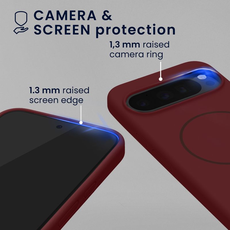 Laptop, Telefoane si Tablete - Telefoane mobile si accesorii - Accesorii Telefoane - Huse telefoane - Husa Kwmobile pentru Google Pixel 10/Pixel 10 Pro, compatibilitate MagSafe, incarcare wireless, silicon, mov - Infinity.ro