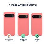 Laptop, Telefoane si Tablete - Telefoane mobile si accesorii - Accesorii Telefoane - Huse telefoane - Husa Kwmobile pentru Google Pixel 10/Pixel 10 Pro, compatibilitate MagSafe, silicon, coral - Infinity.ro