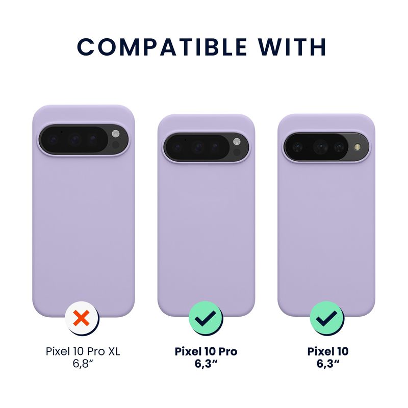 Laptop, Telefoane si Tablete - Telefoane mobile si accesorii - Accesorii Telefoane - Huse telefoane - Husa Kwmobile pentru Google Pixel 10/Pixel 10 Pro, compatibilitate MagSafe, silicon, lavanda - Infinity.ro