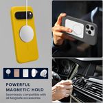 Laptop, Telefoane si Tablete - Telefoane mobile si accesorii - Accesorii Telefoane - Huse telefoane - Husa Kwmobile pentru Google Pixel 10/Pixel 10 Pro, compatibilitate MagSafe, silicon, galben - Infinity.ro