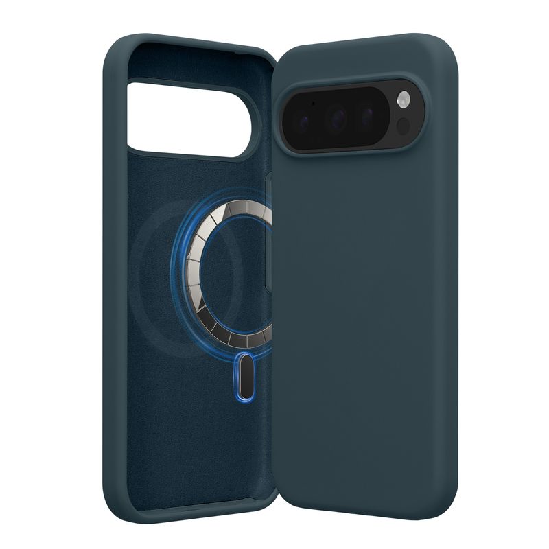 Laptop, Telefoane si Tablete - Telefoane mobile si accesorii - Accesorii Telefoane - Huse telefoane - Husa Kwmobile pentru Google Pixel 10/Pixel 10 Pro, compatibilitate MagSafe, silicon, gri - Infinity.ro
