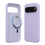 Laptop, Telefoane si Tablete - Telefoane mobile si accesorii - Accesorii Telefoane - Huse telefoane - Husa Kwmobile pentru Google Pixel 10/Pixel 10 Pro, compatibilitate MagSafe, silicon, lavanda - Infinity.ro