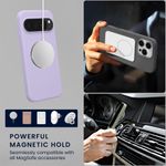 Laptop, Telefoane si Tablete - Telefoane mobile si accesorii - Accesorii Telefoane - Huse telefoane - Husa Kwmobile pentru Google Pixel 10/Pixel 10 Pro, compatibilitate MagSafe, silicon, lavanda - Infinity.ro