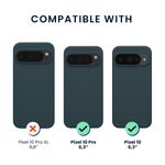 Laptop, Telefoane si Tablete - Telefoane mobile si accesorii - Accesorii Telefoane - Huse telefoane - Husa Kwmobile pentru Google Pixel 10/Pixel 10 Pro, compatibilitate MagSafe, silicon, gri - Infinity.ro