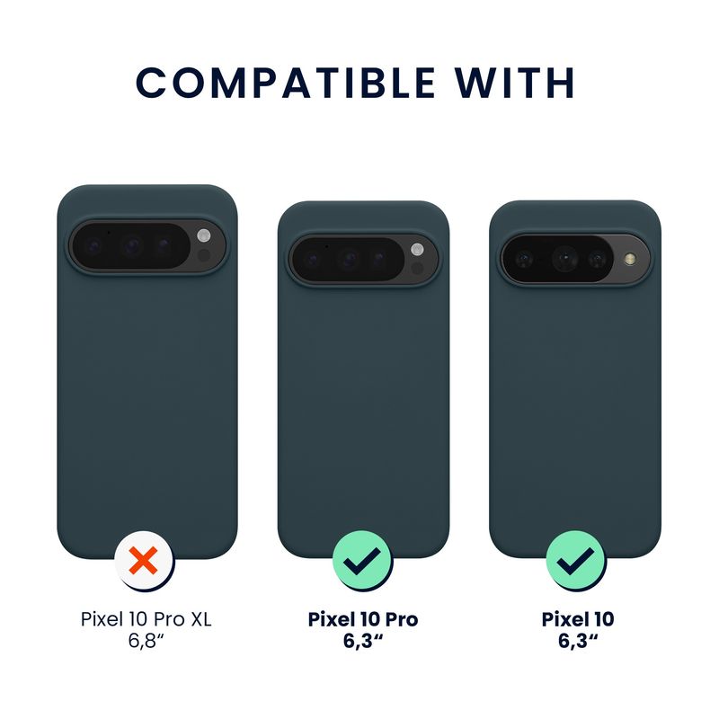 Laptop, Telefoane si Tablete - Telefoane mobile si accesorii - Accesorii Telefoane - Huse telefoane - Husa Kwmobile pentru Google Pixel 10/Pixel 10 Pro, compatibilitate MagSafe, silicon, gri - Infinity.ro