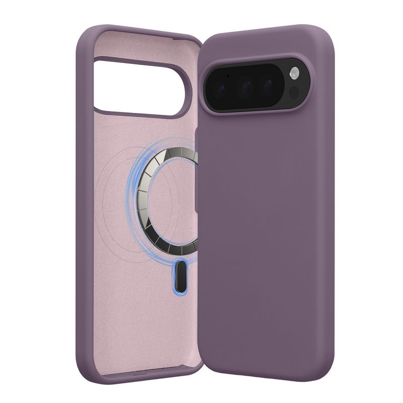 Laptop, Telefoane si Tablete - Telefoane mobile si accesorii - Accesorii Telefoane - Huse telefoane - Husa Kwmobile pentru Google Pixel 10/Pixel 10 Pro, compatibilitate MagSafe, silicon, iris - Infinity.ro