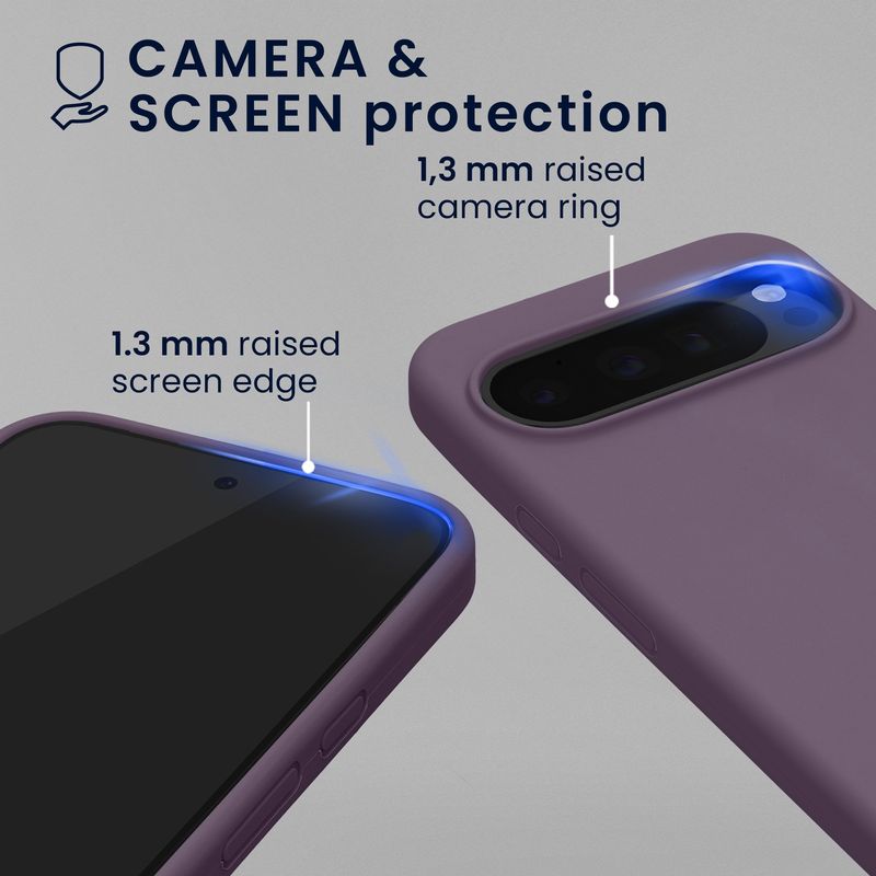 Laptop, Telefoane si Tablete - Telefoane mobile si accesorii - Accesorii Telefoane - Huse telefoane - Husa Kwmobile pentru Google Pixel 10/Pixel 10 Pro, compatibilitate MagSafe, silicon, iris - Infinity.ro