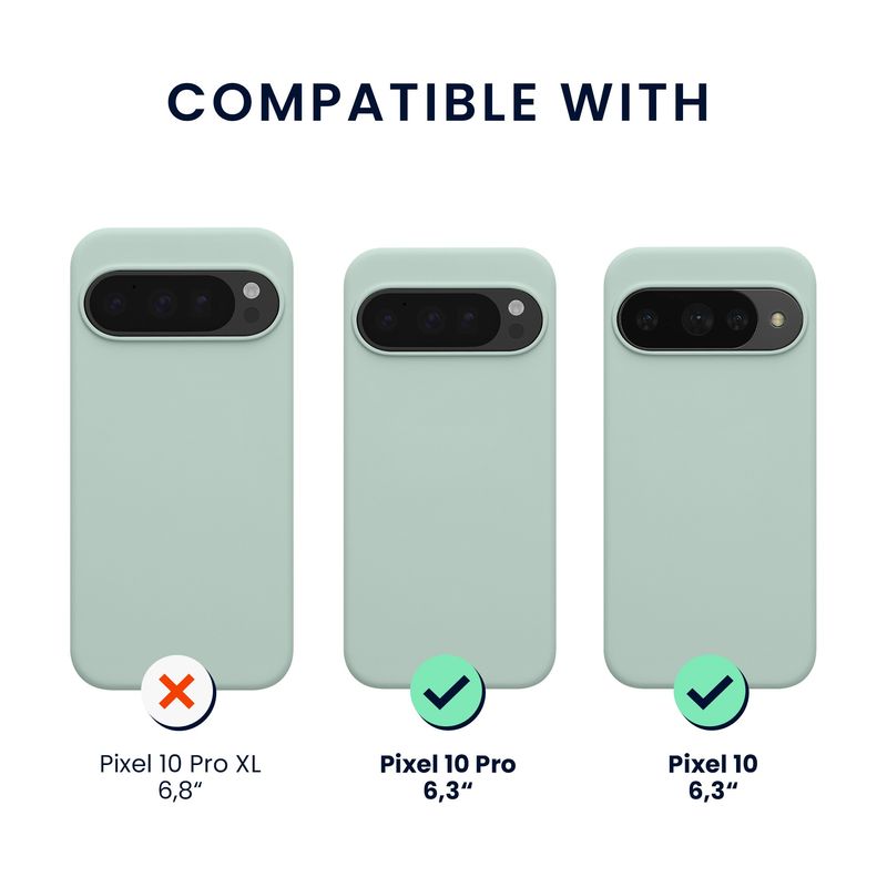 Laptop, Telefoane si Tablete - Telefoane mobile si accesorii - Accesorii Telefoane - Huse telefoane - Husa Kwmobile pentru Google Pixel 10/Pixel 10 Pro, compatibilitate MagSafe, silicon, menta - Infinity.ro