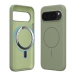 Laptop, Telefoane si Tablete - Telefoane mobile si accesorii - Accesorii Telefoane - Huse telefoane - Husa Kwmobile pentru Google Pixel 10/Pixel 10 Pro, compatibilitate MagSafe, silicon, verde - Infinity.ro