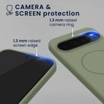 Laptop, Telefoane si Tablete - Telefoane mobile si accesorii - Accesorii Telefoane - Huse telefoane - Husa Kwmobile pentru Google Pixel 10/Pixel 10 Pro, compatibilitate MagSafe, silicon, verde - Infinity.ro
