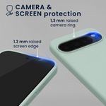 Laptop, Telefoane si Tablete - Telefoane mobile si accesorii - Accesorii Telefoane - Huse telefoane - Husa Kwmobile pentru Google Pixel 10/Pixel 10 Pro, compatibilitate MagSafe, silicon, menta - Infinity.ro