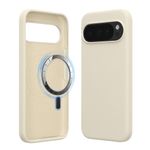 Laptop, Telefoane si Tablete - Telefoane mobile si accesorii - Accesorii Telefoane - Huse telefoane - Husa Kwmobile pentru Google Pixel 10/Pixel 10 Pro, compatibilitate MagSafe, silicon, bej - Infinity.ro