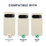 Laptop, Telefoane si Tablete - Telefoane mobile si accesorii - Accesorii Telefoane - Huse telefoane - Husa Kwmobile pentru Google Pixel 10/Pixel 10 Pro, compatibilitate MagSafe, silicon, bej - Infinity.ro