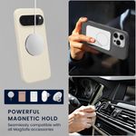 Laptop, Telefoane si Tablete - Telefoane mobile si accesorii - Accesorii Telefoane - Huse telefoane - Husa Kwmobile pentru Google Pixel 10/Pixel 10 Pro, compatibilitate MagSafe, silicon, bej - Infinity.ro
