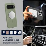 Laptop, Telefoane si Tablete - Telefoane mobile si accesorii - Accesorii Telefoane - Huse telefoane - Husa Kwmobile pentru Google Pixel 10/Pixel 10 Pro, compatibilitate MagSafe, silicon, verde - Infinity.ro