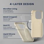 Laptop, Telefoane si Tablete - Telefoane mobile si accesorii - Accesorii Telefoane - Huse telefoane - Husa Kwmobile pentru Google Pixel 10/Pixel 10 Pro, compatibilitate MagSafe, silicon, bej - Infinity.ro