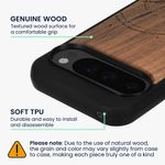 Laptop, Telefoane si Tablete - Telefoane mobile si accesorii - Accesorii Telefoane - Huse telefoane - Husa Kwmobile pentru Google Pixel 10/Pixel 10 Pro, compatibilitate MagSafe, protectie la socuri, lemn, TPU, maro - Infinity.ro