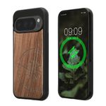 Laptop, Telefoane si Tablete - Telefoane mobile si accesorii - Accesorii Telefoane - Huse telefoane - Husa Kwmobile pentru Google Pixel 10/Pixel 10 Pro, compatibilitate MagSafe, protectie la socuri, lemn, TPU, maro - Infinity.ro