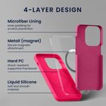 Laptop, Telefoane si Tablete - Telefoane mobile si accesorii - Accesorii Telefoane - Huse telefoane - Husa Kwmobile pentru Google Pixel 10/Pixel 10 Pro, compatibilitate MagSafe, silicon, roz neon - Infinity.ro