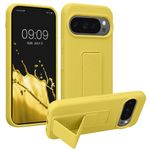 Laptop, Telefoane si Tablete - Telefoane mobile si accesorii - Accesorii Telefoane - Huse telefoane - Husa Kwmobile pentru Google Pixel 10/Pixel 10 Pro, functie stand, silicon, galben - Infinity.ro