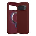 Laptop, Telefoane si Tablete - Telefoane mobile si accesorii - Accesorii Telefoane - Huse telefoane - Husa Kwmobile pentru Google Pixel 10/Pixel 10 Pro, compatibilitate MagSafe, silicon, mov, bordo - Infinity.ro