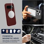 Laptop, Telefoane si Tablete - Telefoane mobile si accesorii - Accesorii Telefoane - Huse telefoane - Husa Kwmobile pentru Google Pixel 10/Pixel 10 Pro, compatibilitate MagSafe, silicon, mov, bordo - Infinity.ro