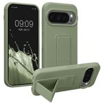Laptop, Telefoane si Tablete - Telefoane mobile si accesorii - Accesorii Telefoane - Huse telefoane - Husa Kwmobile pentru Google Pixel 10/Pixel 10 Pro, functie stand, silicon, verde, gri - Infinity.ro