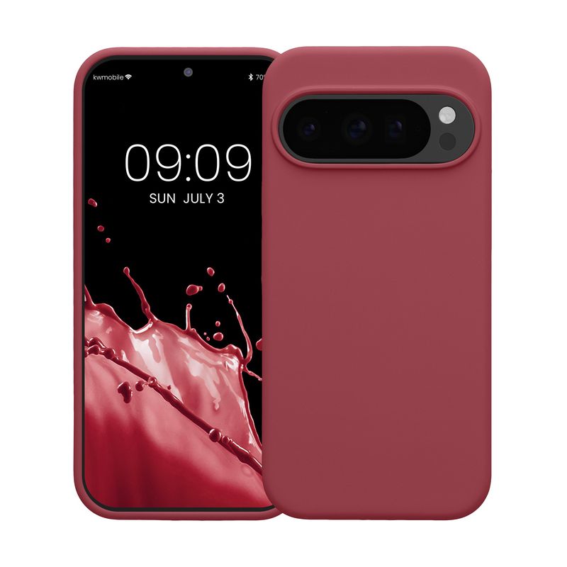 Laptop, Telefoane si Tablete - Telefoane mobile si accesorii - Accesorii Telefoane - Huse telefoane - Husa Kwmobile pentru Google Pixel 10/Pixel 10 Pro, incarcare wireless, anti-alunecare, silicon, roz - Infinity.ro