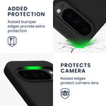 Laptop, Telefoane si Tablete - Telefoane mobile si accesorii - Accesorii Telefoane - Huse telefoane - Husa Kwmobile pentru Google Pixel 10/Pixel 10 Pro, incarcare wireless, anti-alunecare, silicon, negru - Infinity.ro