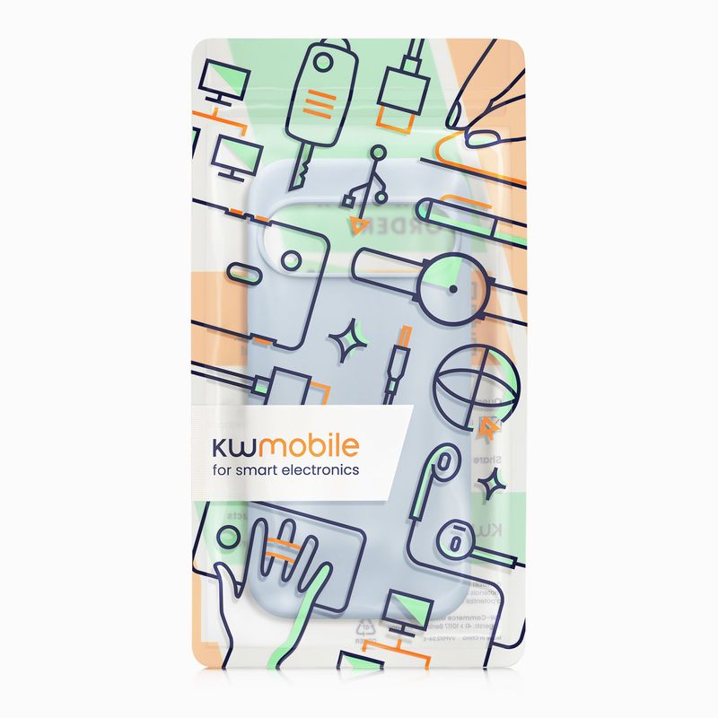 Laptop, Telefoane si Tablete - Telefoane mobile si accesorii - Accesorii Telefoane - Huse telefoane - Husa Kwmobile pentru Google Pixel 10/Pixel 10 Pro, incarcare wireless, silicon, albastru deschis - Infinity.ro