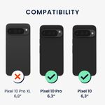 Laptop, Telefoane si Tablete - Telefoane mobile si accesorii - Accesorii Telefoane - Huse telefoane - Husa Kwmobile pentru Google Pixel 10/Pixel 10 Pro, incarcare wireless, silicon, albastru deschis - Infinity.ro