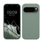 Laptop, Telefoane si Tablete - Telefoane mobile si accesorii - Accesorii Telefoane - Huse telefoane - Husa Kwmobile pentru Google Pixel 10/Pixel 10 Pro, incarcare wireless, anti-alunecare, silicon, verde - Infinity.ro