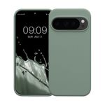 Laptop, Telefoane si Tablete - Telefoane mobile si accesorii - Accesorii Telefoane - Huse telefoane - Husa Kwmobile pentru Google Pixel 10/Pixel 10 Pro, incarcare wireless, anti-alunecare, silicon, verde - Infinity.ro