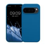 Laptop, Telefoane si Tablete - Telefoane mobile si accesorii - Accesorii Telefoane - Huse telefoane - Husa Kwmobile pentru Google Pixel 10/Pixel 10 Pro, incarcare wireless, silicon, albastru recif - Infinity.ro