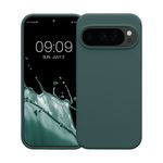 Laptop, Telefoane si Tablete - Telefoane mobile si accesorii - Accesorii Telefoane - Huse telefoane - Husa Kwmobile pentru Google Pixel 10/Pixel 10 Pro, incarcare wireless, silicon, albastru verzui - Infinity.ro