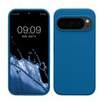 Laptop, Telefoane si Tablete - Telefoane mobile si accesorii - Accesorii Telefoane - Huse telefoane - Husa Kwmobile pentru Google Pixel 10/Pixel 10 Pro, incarcare wireless, silicon, albastru recif - Infinity.ro