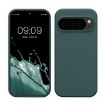 Laptop, Telefoane si Tablete - Telefoane mobile si accesorii - Accesorii Telefoane - Huse telefoane - Husa Kwmobile pentru Google Pixel 10/Pixel 10 Pro, incarcare wireless, silicon, albastru verzui - Infinity.ro