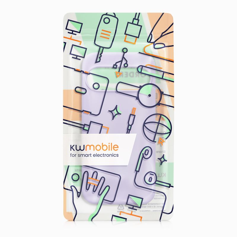 Laptop, Telefoane si Tablete - Telefoane mobile si accesorii - Accesorii Telefoane - Huse telefoane - Husa Kwmobile pentru Google Pixel 10/Pixel 10 Pro, incarcare wireless, silicon, lavanda - Infinity.ro