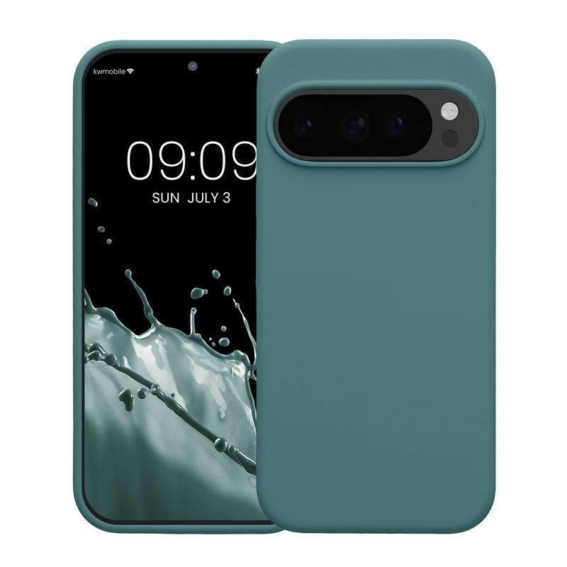Laptop, Telefoane si Tablete - Telefoane mobile si accesorii - Accesorii Telefoane - Huse telefoane - Husa Kwmobile pentru Google Pixel 10/Pixel 10 Pro, incarcare wireless, silicon, piatra - Infinity.ro
