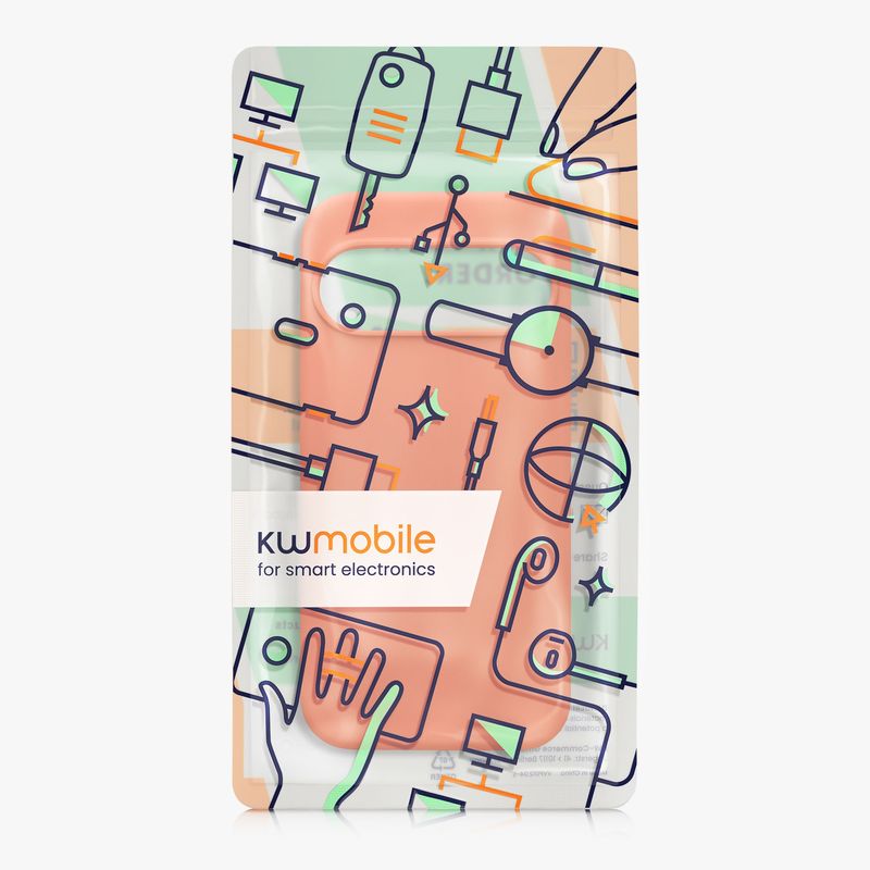 Laptop, Telefoane si Tablete - Telefoane mobile si accesorii - Accesorii Telefoane - Huse telefoane - Husa Kwmobile pentru Google Pixel 10/Pixel 10 Pro, incarcare wireless, silicon, portocaliu - Infinity.ro