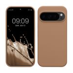Laptop, Telefoane si Tablete - Telefoane mobile si accesorii - Accesorii Telefoane - Huse telefoane - Husa Kwmobile pentru Google Pixel 10/Pixel 10 Pro, incarcare wireless, silicon, maro - Infinity.ro