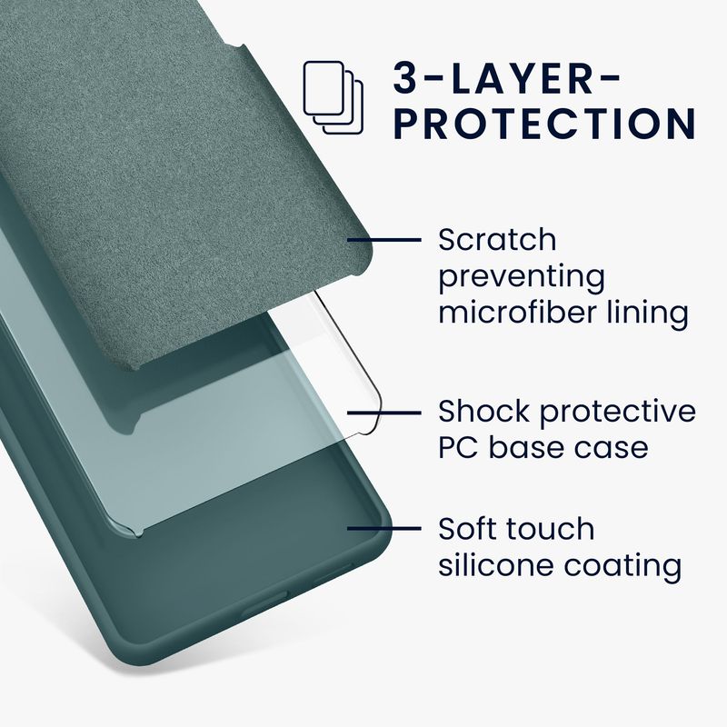 Laptop, Telefoane si Tablete - Telefoane mobile si accesorii - Accesorii Telefoane - Huse telefoane - Husa Kwmobile pentru Google Pixel 10/Pixel 10 Pro, incarcare wireless, silicon, noapte - Infinity.ro