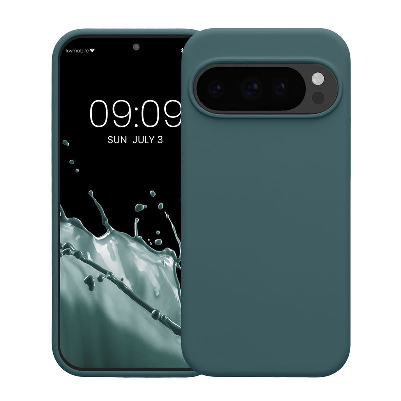 Laptop, Telefoane si Tablete - Telefoane mobile si accesorii - Accesorii Telefoane - Huse telefoane - Husa Kwmobile pentru Google Pixel 10/Pixel 10 Pro, incarcare wireless, silicon, noapte - Infinity.ro