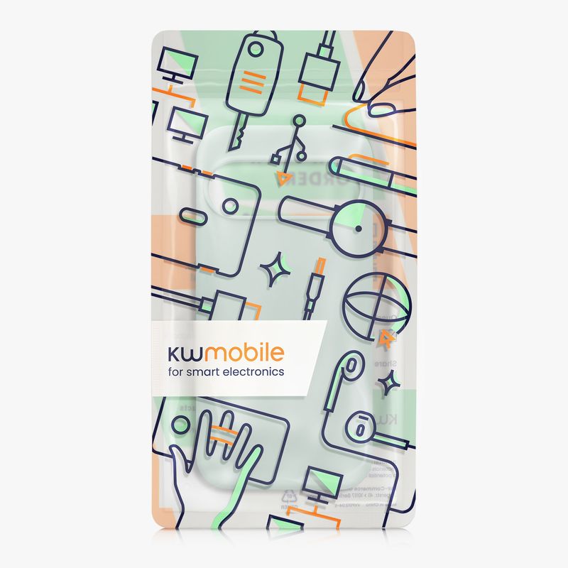 Laptop, Telefoane si Tablete - Telefoane mobile si accesorii - Accesorii Telefoane - Huse telefoane - Husa Kwmobile pentru Google Pixel 10/Pixel 10 Pro, incarcare wireless, silicon, menta - Infinity.ro